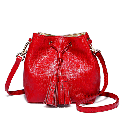 水桶包小包包女2019潮款潮韩版简约百搭斜挎包真皮迷你单肩包