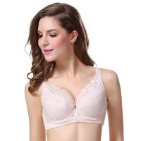meisee/美思蕾丝舒适侧收上托3/4杯薄棉杯文胸JL0332