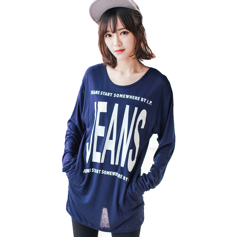 杰斯班韩版印花宽松T恤JP6230