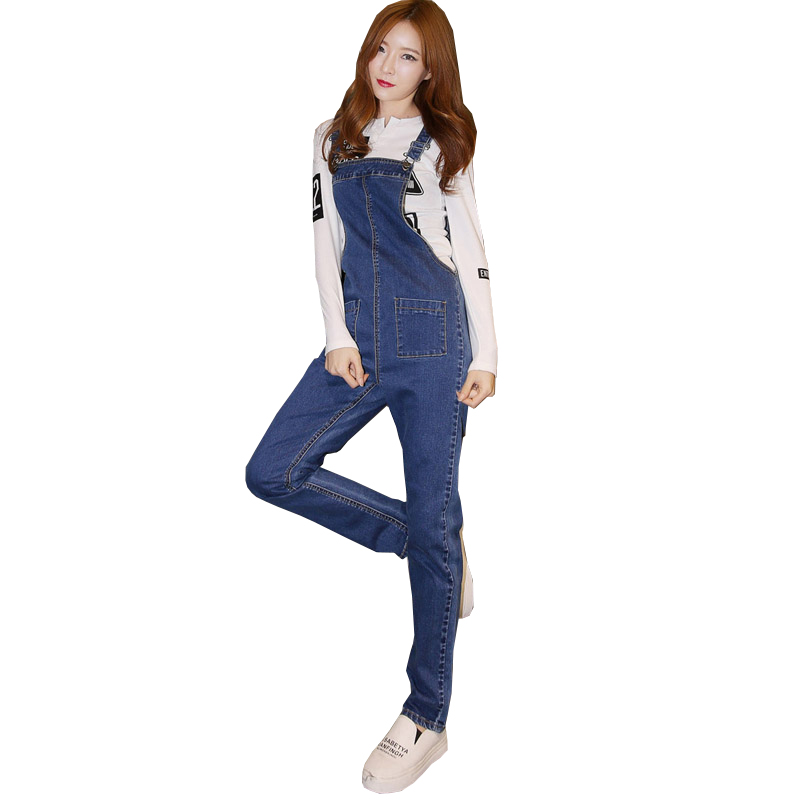 杰斯班宽松哈伦背带牛仔裤JP6009