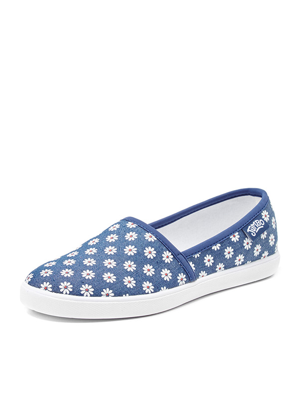 JUMBOUGG简帛秋季新款小碎花休闲鞋平底鞋女板鞋透气轻便