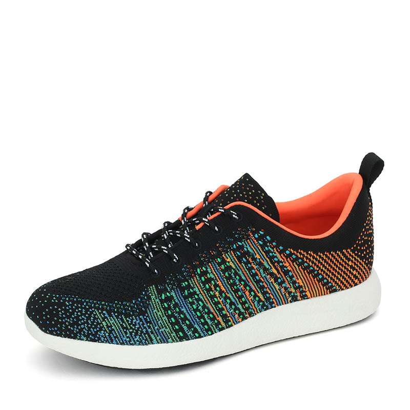 JUMBOUGG简帛休闲男鞋 92022 黑橙花纹