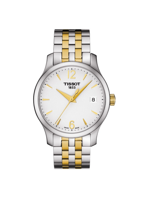 天梭(TISSOT)手表 热销俊雅系列钢带石英女表T063.210.22.037.00