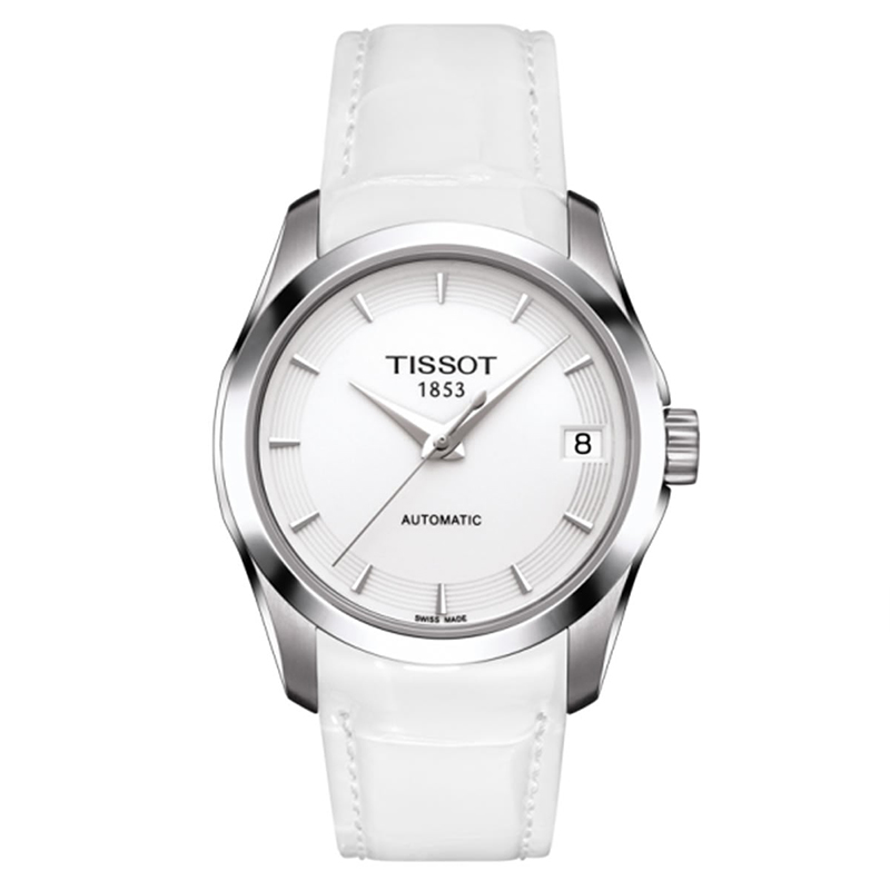 天梭（TISSOT）女錶 庫圖系列石英錶 女士手錶時尚皮帶商務腕錶 皮帶 T035.210.16.011.00