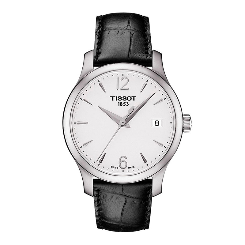 Tissot 天梭俊雅系列皮带石英女表 T063.210.16.037.00