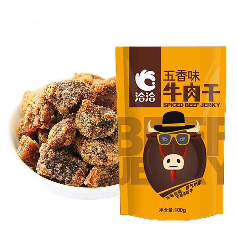 洽洽 牛肉干五香味100g 肉卤零食 洽洽出品