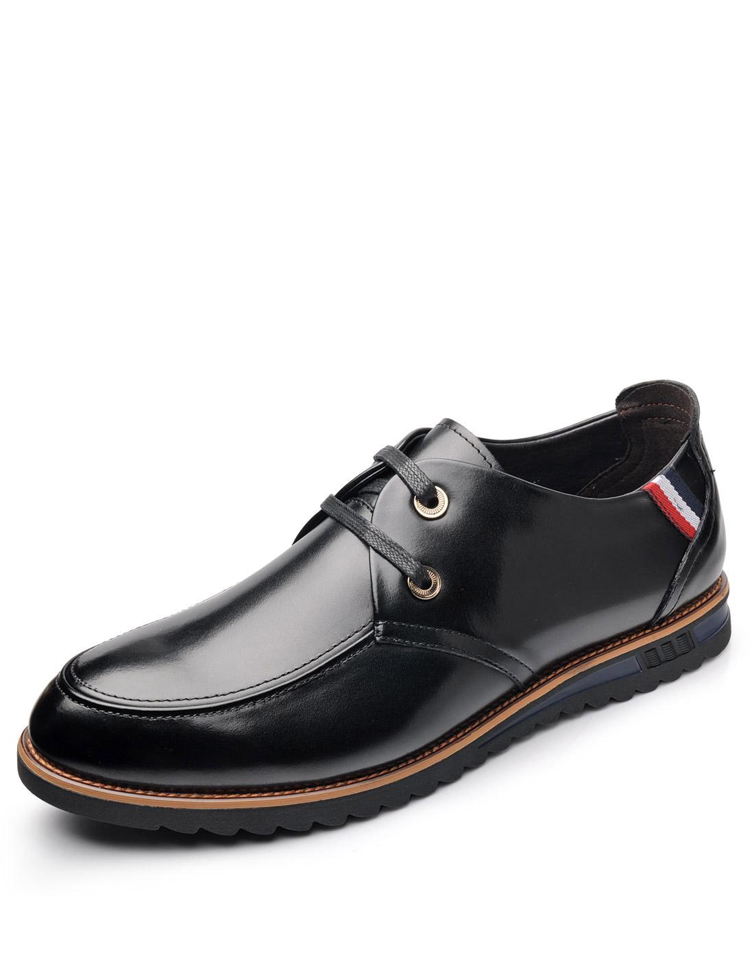 时尚潮流真皮商务休闲打蜡牛皮潮流英伦男休闲鞋皮鞋