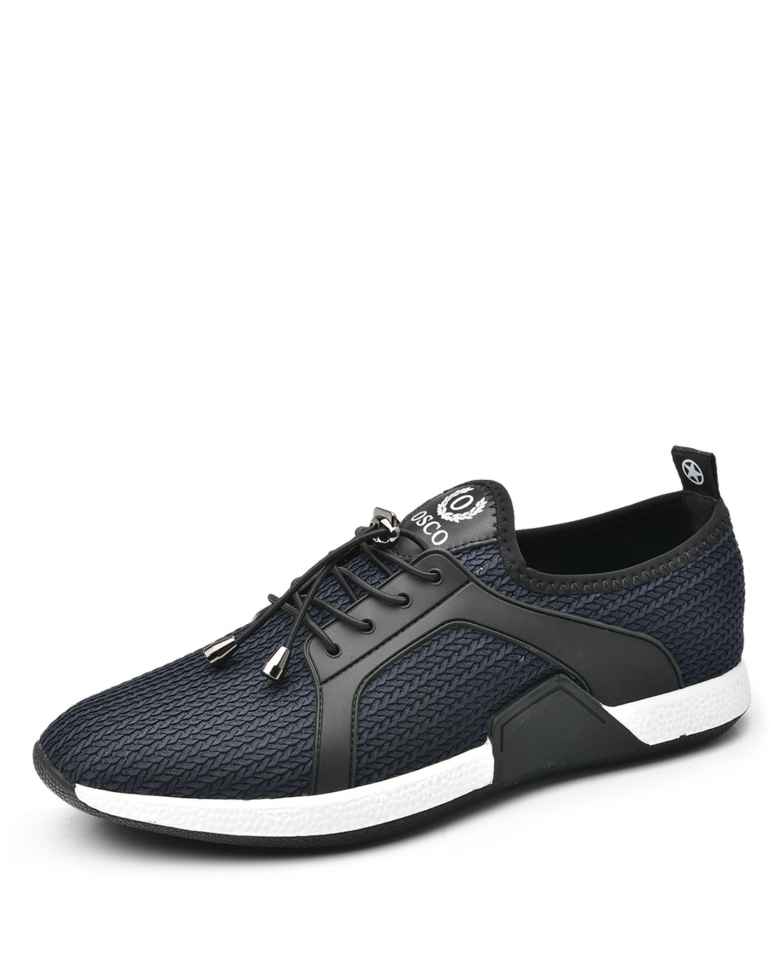 潮流轻质时尚科技飞织布面运动范舒适男休闲鞋