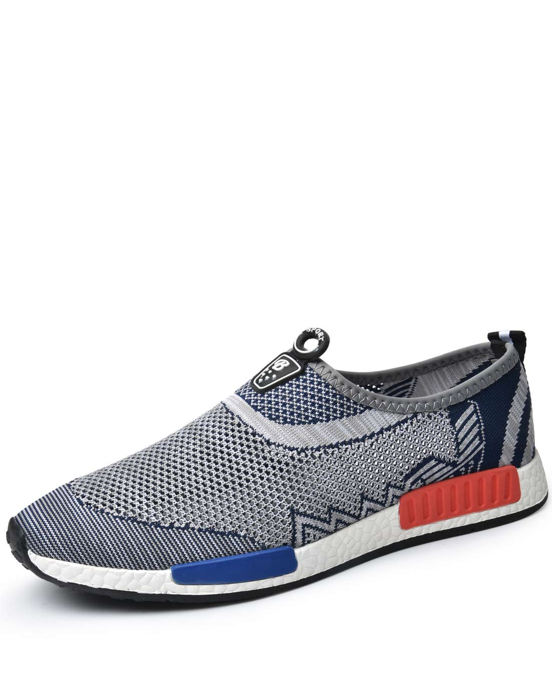 飞织透气轻质运动懒人男休闲鞋板鞋网鞋