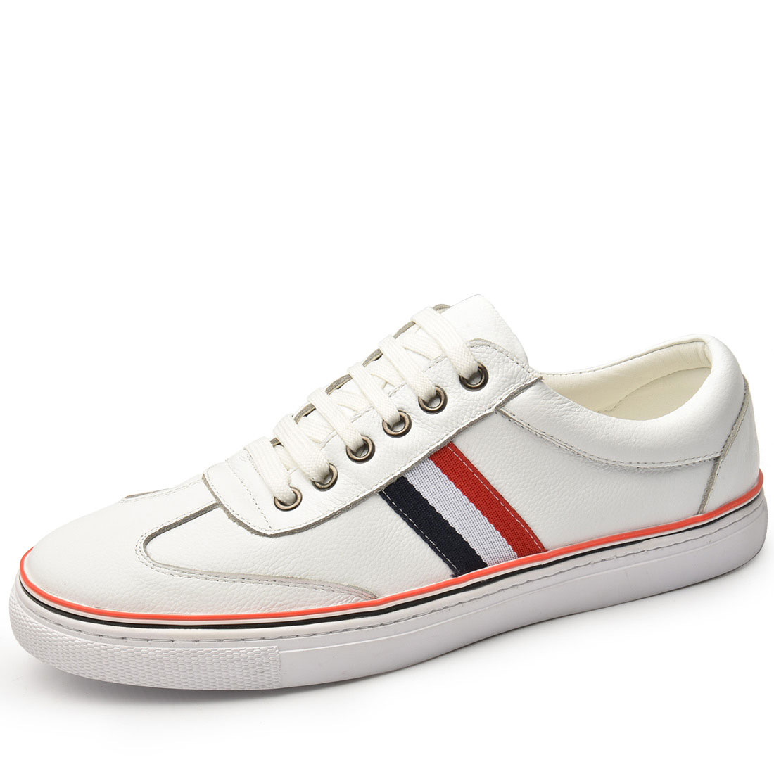 潮流时尚板鞋真皮优质头层牛皮系带日常运动休闲男潮流板鞋休闲鞋