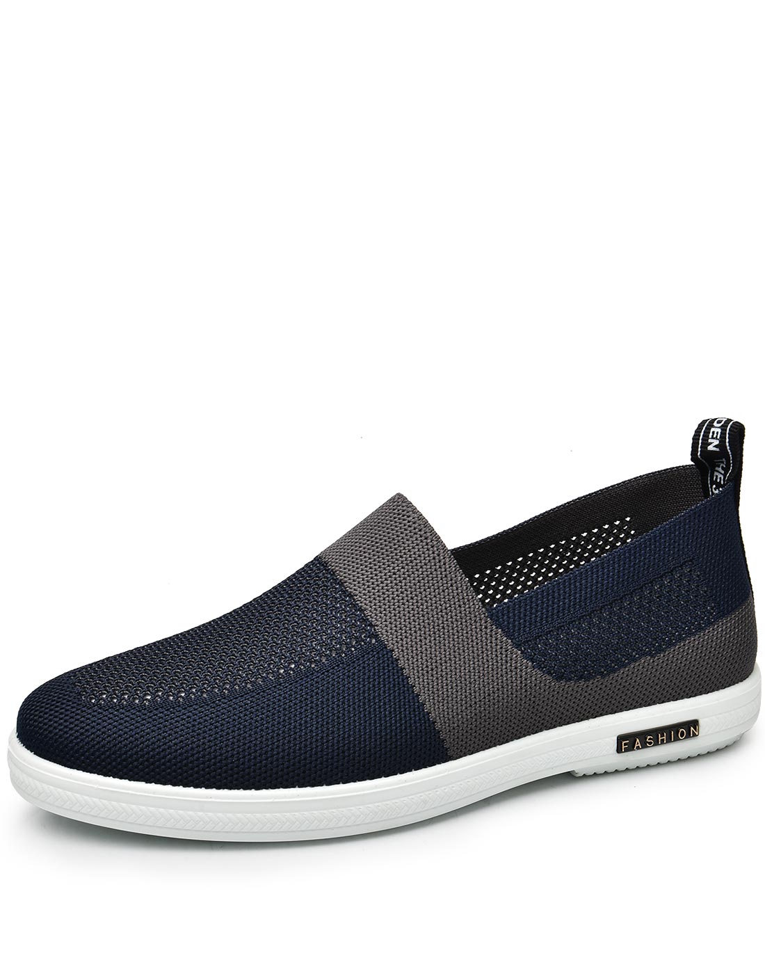 潮流舒适套脚轻质透气柔软飞织网鞋男休闲鞋网布鞋