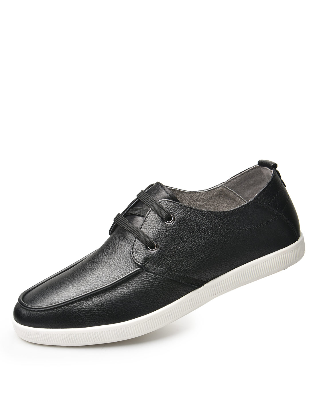 潮流软面真皮打蜡头层牛皮舒软男休闲鞋板鞋潮鞋