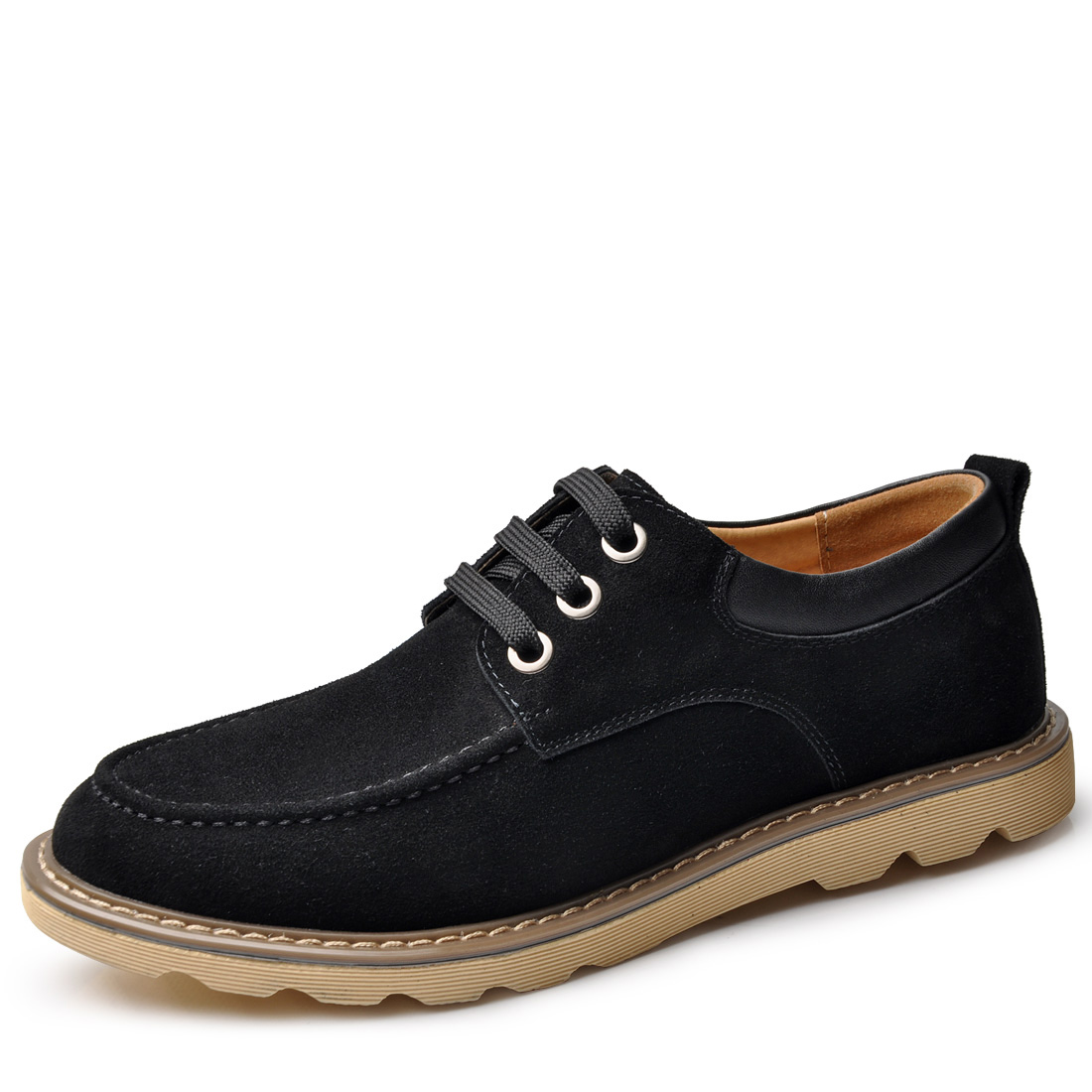 时尚磨砂剖层牛皮真皮简约时尚男休闲鞋男鞋子板鞋潮鞋