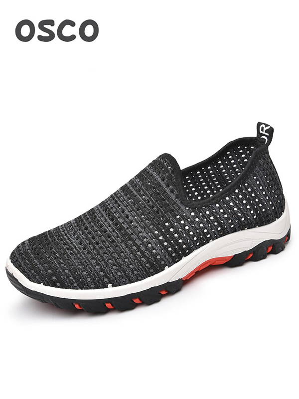 潮流运动休闲飞织男休闲鞋网鞋懒人一脚蹬套脚夏透气鞋登上户外运动休闲鞋