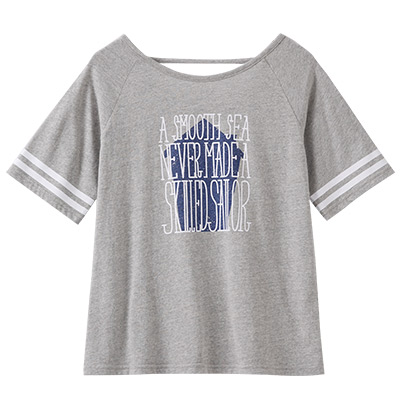 秋壳夏装 休闲宽松五分袖T恤