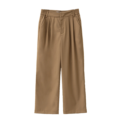 秋壳夏 时尚休闲中腰九分微喇裤