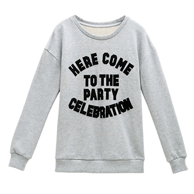 秋壳春装 绣花卫衣