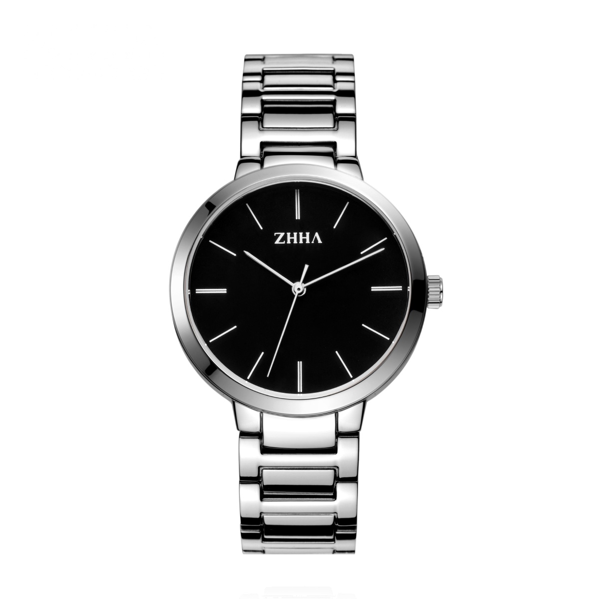 致豪（ZHHA）时尚不锈钢对表系列 简约情侣防水商务礼品腕表 简约表面ZW-062