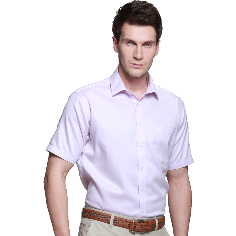 美尔雅（MAILYARD）男装男士短袖衬衫 纯棉时尚商务休闲男式衬衣 193