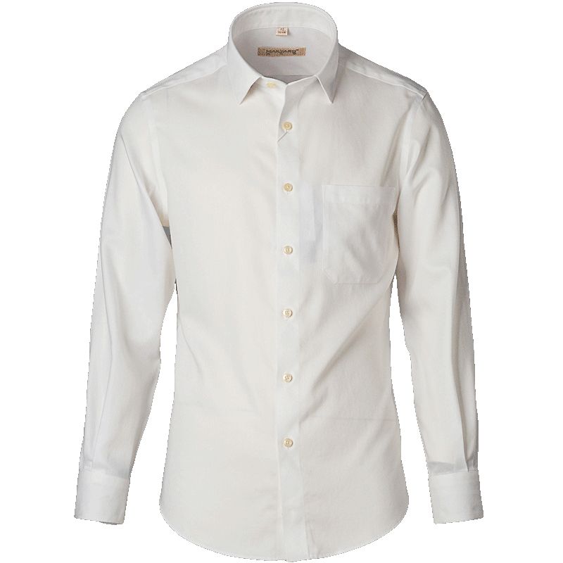 美尔雅(MAILYARD)长袖衬衫男 纯棉免烫商务男士衬衣 男式职业装 白衬衫 386