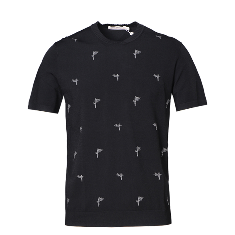 美尔雅(MAILYARD)短袖T恤 商务男士T恤 男式休闲提花圆领衫 443