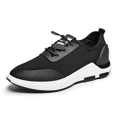 大洋洲袋鼠 潮流风尚 松紧带时尚休闲男鞋低帮鞋潮流网布鞋板鞋男款