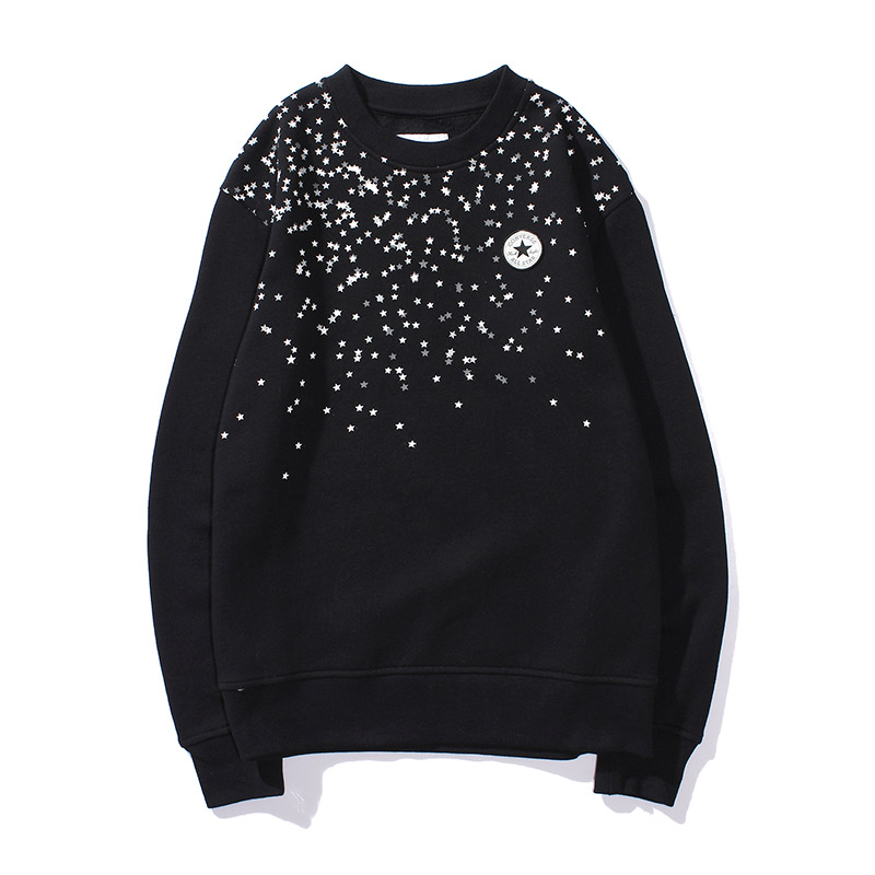 匡威Converse女装卫衣运动服运动休闲10001067-A01 L 黑色