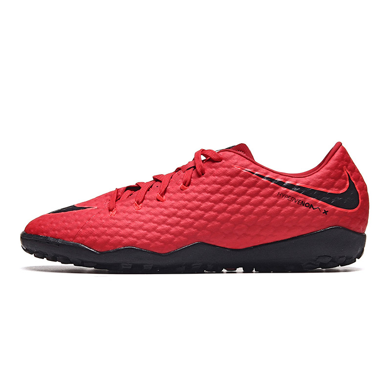 NIKE耐克男鞋足球鞋2017新款HYPERVENOMX系列TF碎钉运动鞋852562