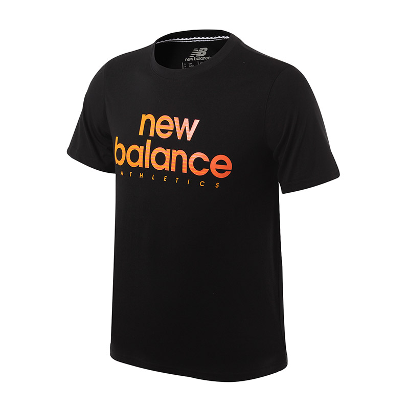 New balance男装短袖T恤运动服运动休闲AMT71611-BK 黑色 L