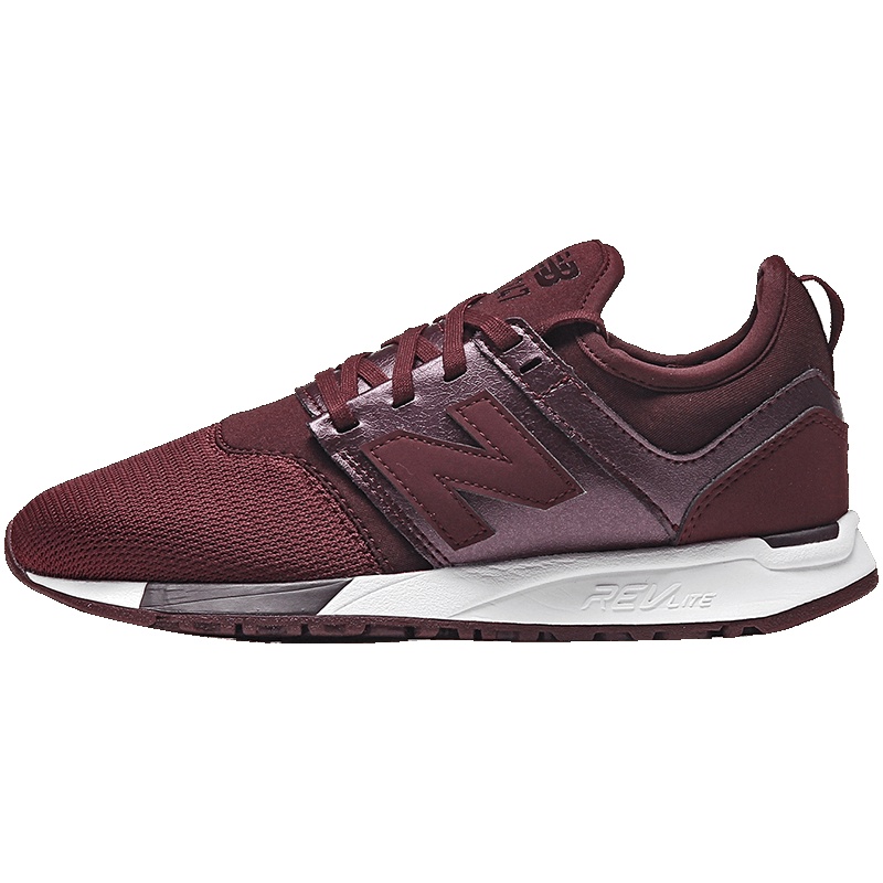 New Balance/NB女鞋休闲鞋247系列轻便运动鞋WRL247HL 酒红色 35码