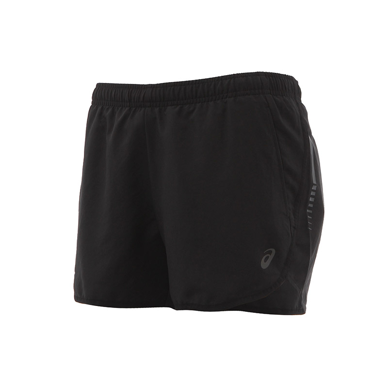 亚瑟士ASICS女装运动短裤运动服跑步144528-0904 黑色 L