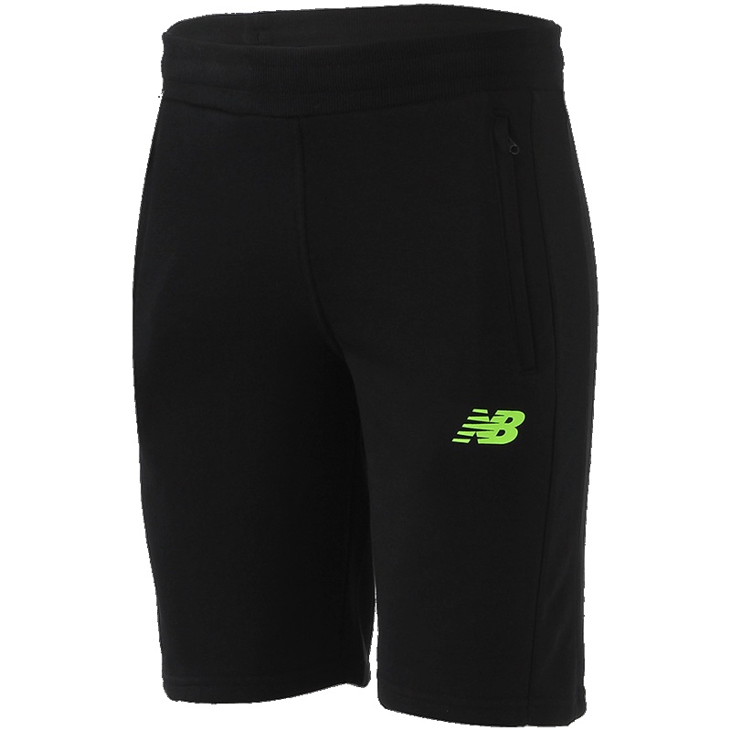 New Balance男装运动短裤运动休闲运动服AMS71634 黑色 L