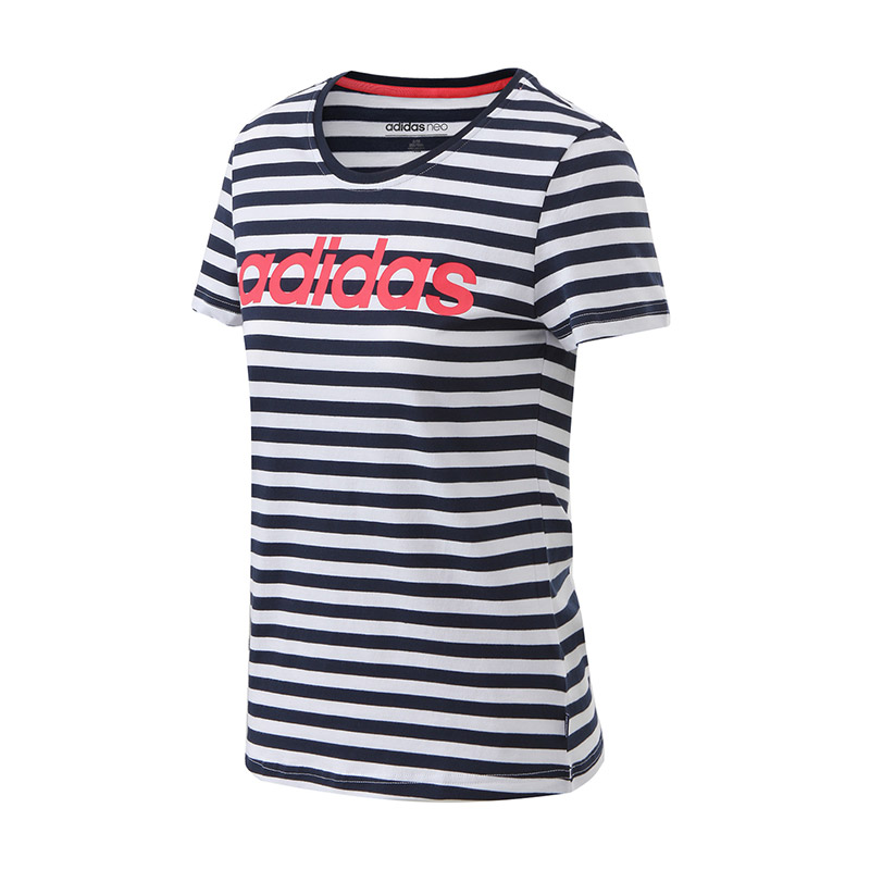adidas阿迪达斯NEO女服运动服短袖T恤CF6178 CF6178蓝色 L