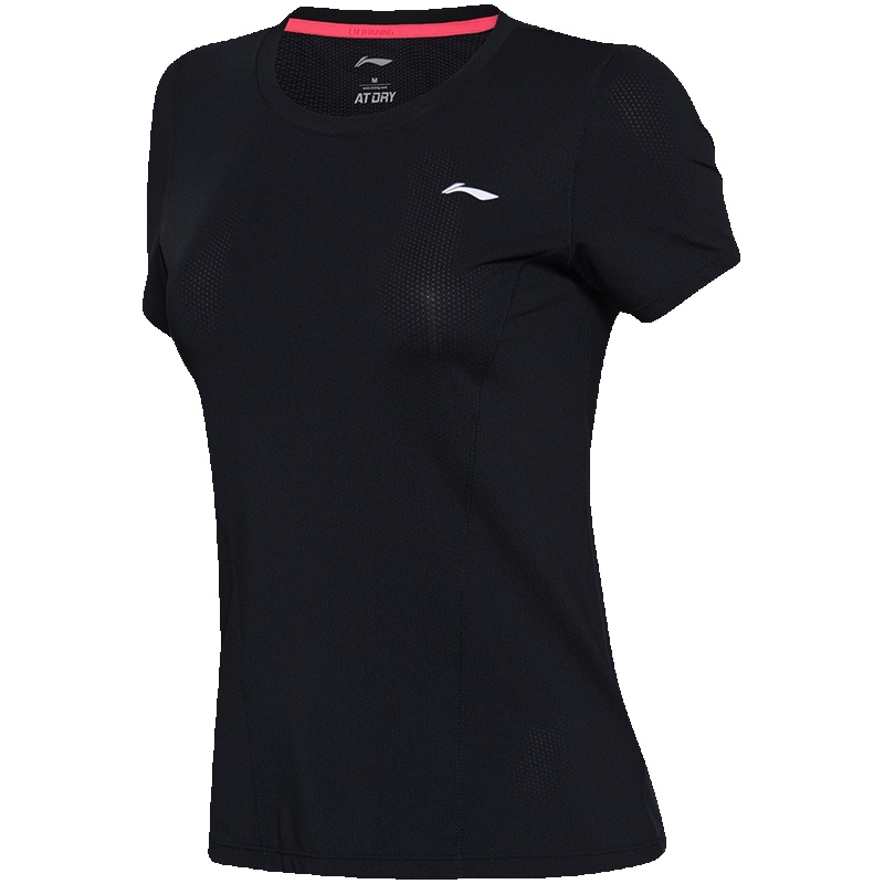 LINING李宁短袖T恤女士冰感吸湿排汗快干凉爽训练服夏季运动服