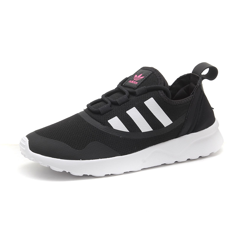 adidas阿迪达斯三叶草运动鞋女鞋休闲鞋CG4090 黑色 36.5码