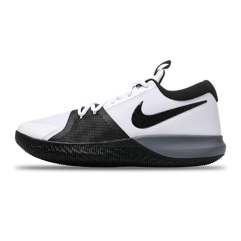 NIKE耐克男款篮球鞋Zoom气垫透气运动鞋917506 黑色 40.5码