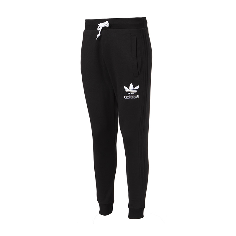 adidas阿迪达斯三叶草男子运动长裤休闲运动服BR2147 L 黑色