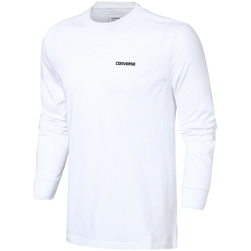 Converse匡威男装休闲运动圆领针织套头卫衣10004707 L 白色