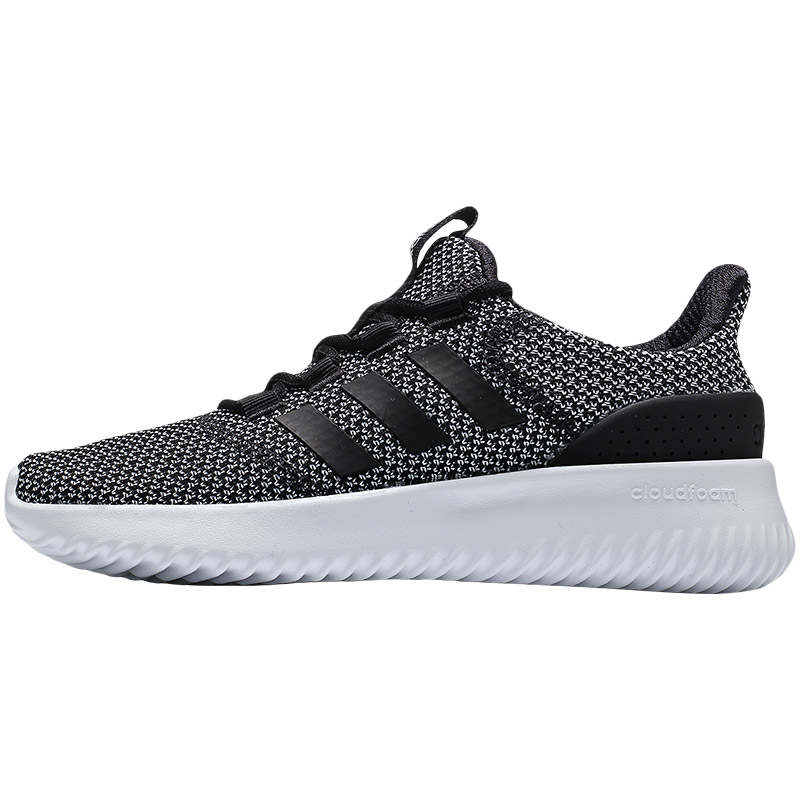 adidas阿迪达斯NEO女子休闲鞋减震运动鞋BC0033 黑色 36.5码
