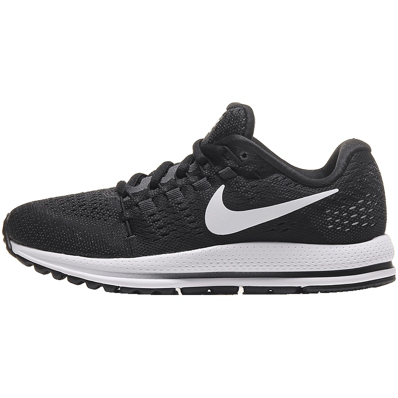 NIKE/耐克 女鞋 运动鞋Air Zoom气垫透气跑步鞋 8666-001 黑色