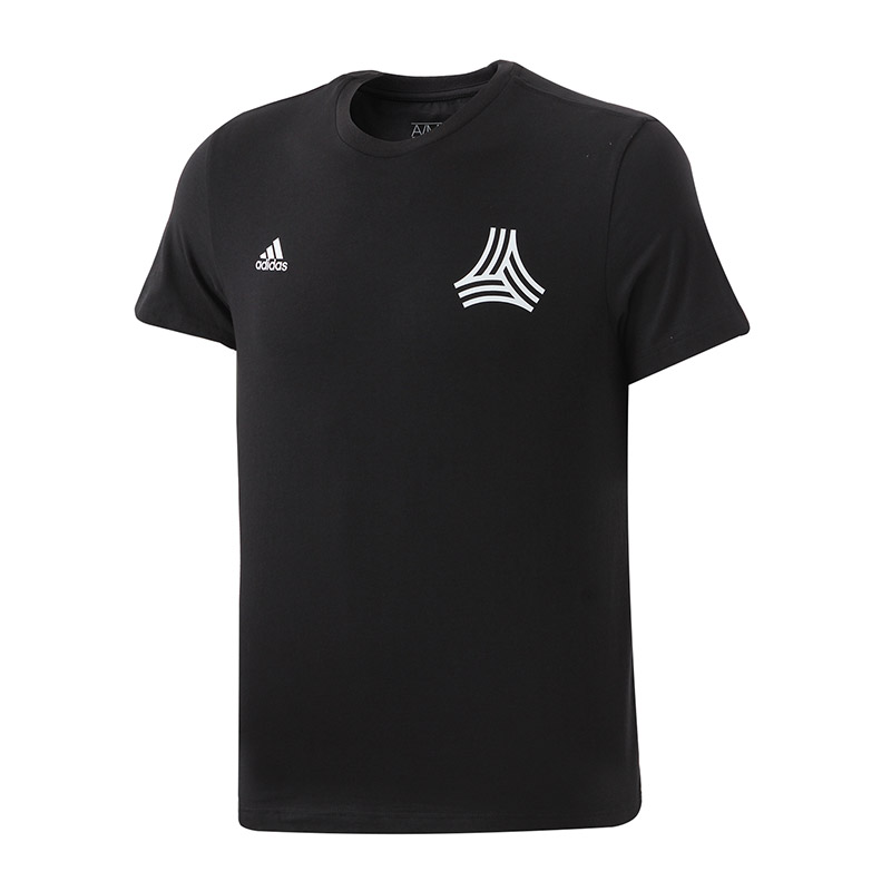 adidas阿迪达斯男装短袖T恤运动服BP7254 S 黑色