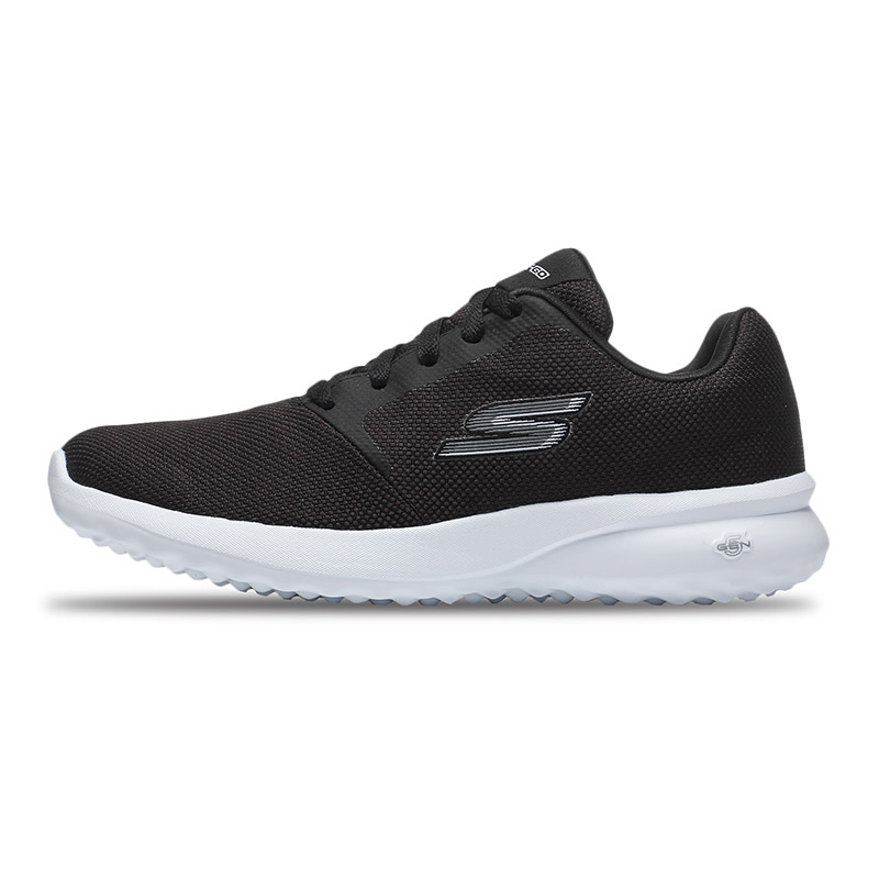 skechers斯凯奇女鞋休闲鞋轻便舒适网布跑步运动鞋14772 黑色 35码