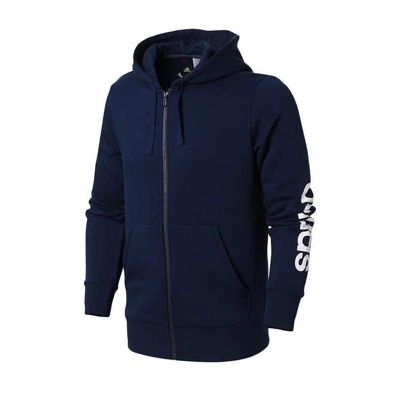 adidas阿迪达斯男子夹克外套2017新款连帽休闲运动服BQ9639
