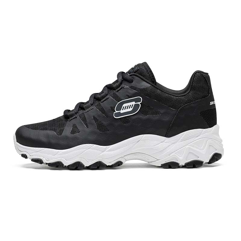 SKECHERS 斯凯奇女鞋休闲鞋运动鞋运动休闲66666057/B LK 白色 35码