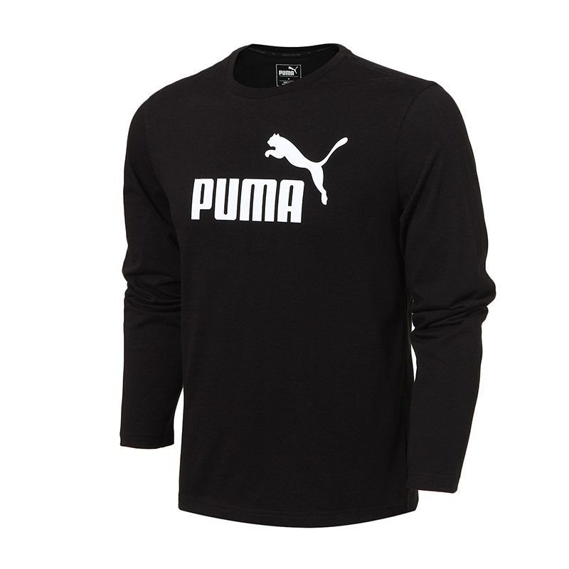 彪马Puma男装长袖T恤运动服运动休闲85119701 S 黑色