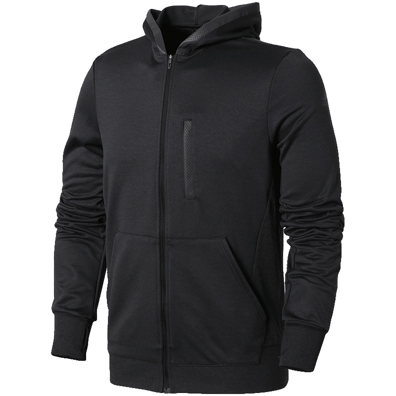 adidas阿迪达斯男子夹克外套跑步训练运动服BR2433 S 黑色BR2433