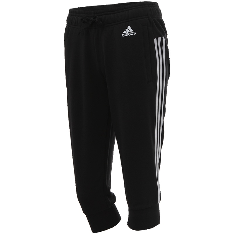 adidas阿迪达斯女装运动中裤运动服S97107 黑色 L