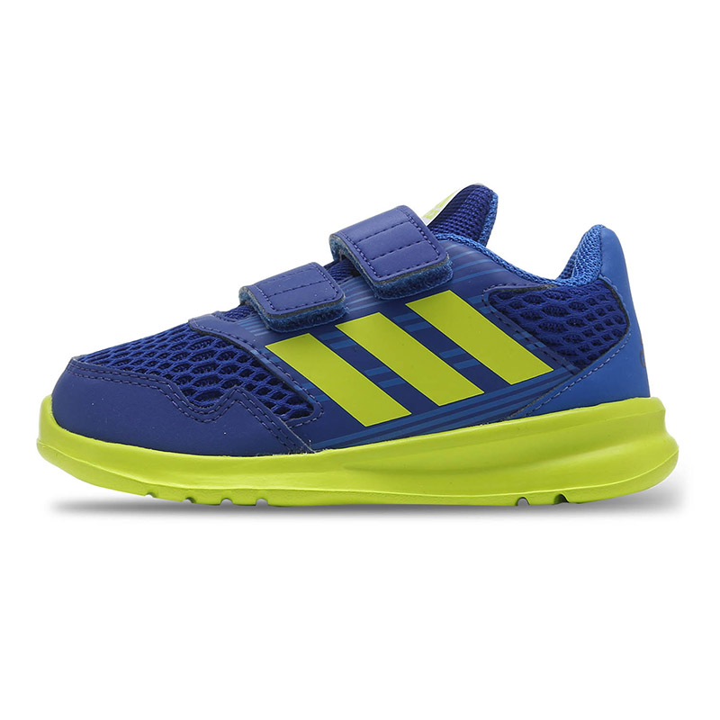 adidas童鞋秋款男婴童运动鞋儿童跑步鞋S81082 蓝色 23/适合脚长130mm