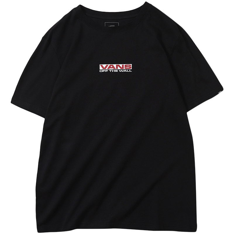 范斯VANS男装休闲短袖T恤新款VN0A33XRBLK S 白色