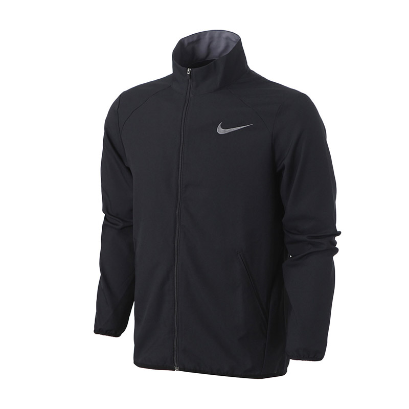 Nike耐克男装夹克季新款DRY立领防风运动休闲外套800200 L 黑色